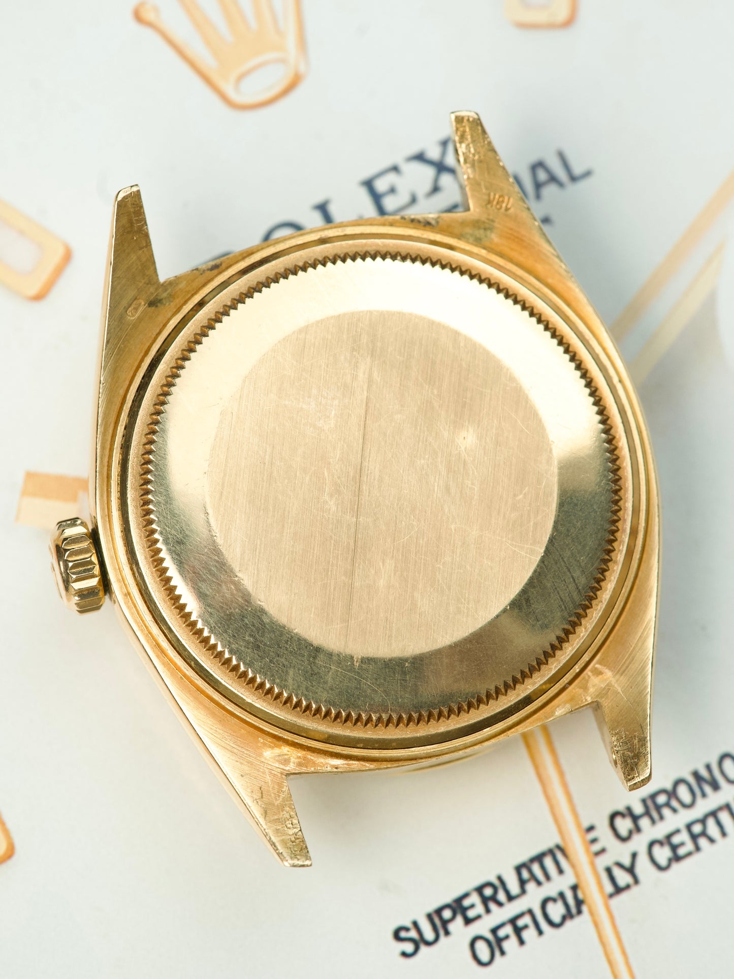 Rolex Datejust 1601 Havanna Ghost Dial 18 Carat Yellow Gold 1969