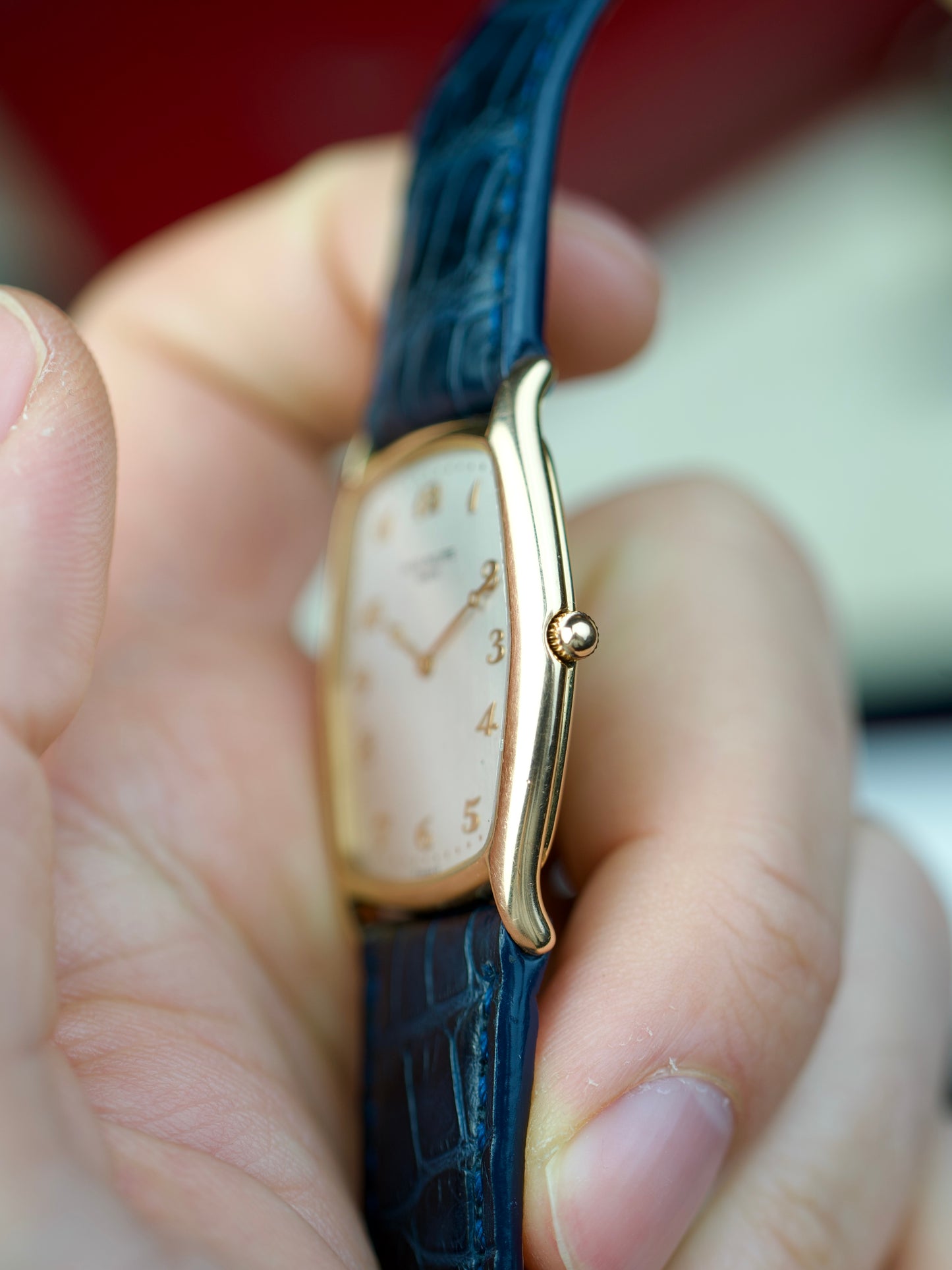 1980s Patek Philippe Gondolo 3842r Sigma Breguet Full Set 18 Carat Rose Gold
