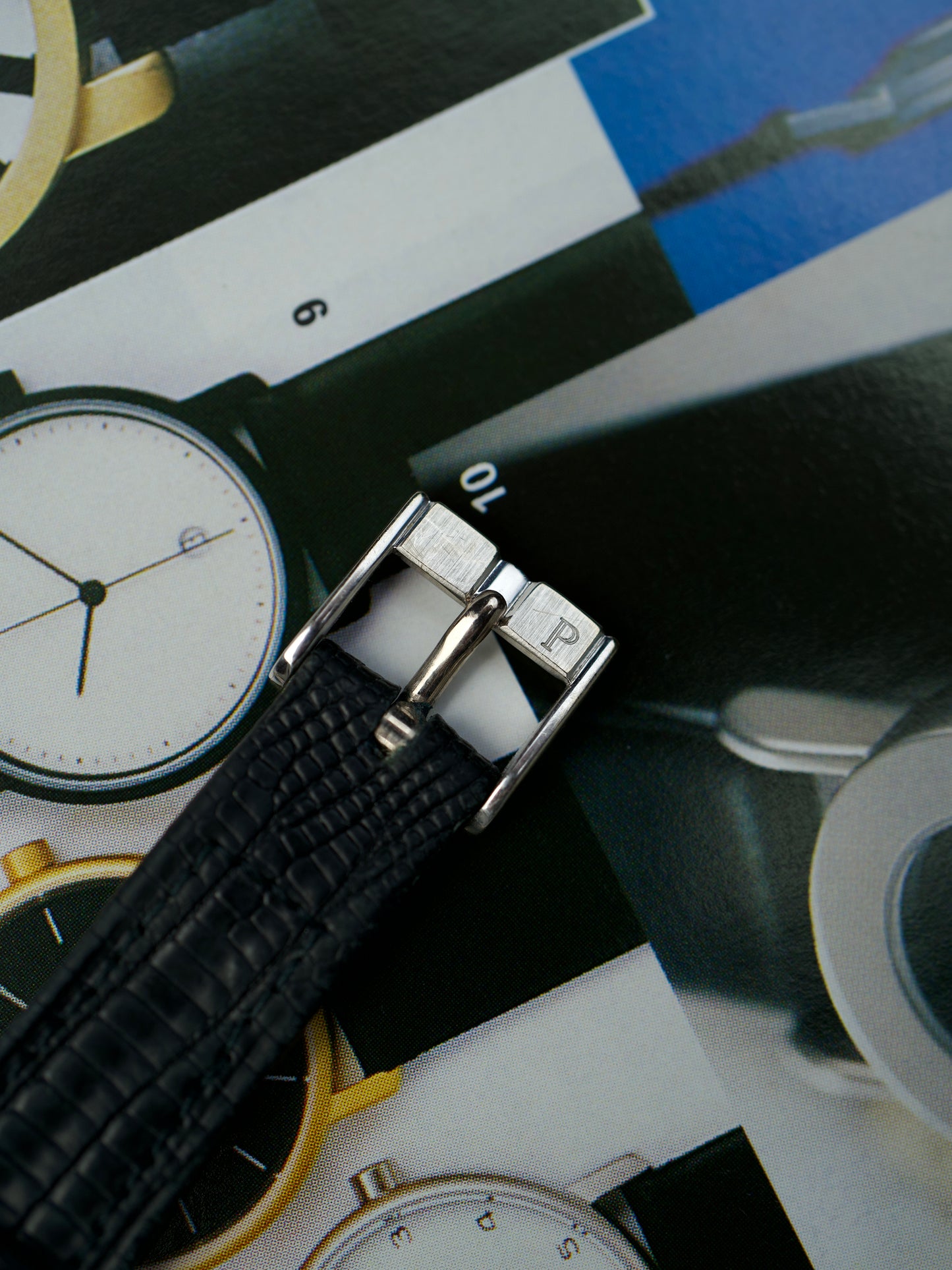 80s Piaget Polo 7273 Onyx 18 Carat White Gold