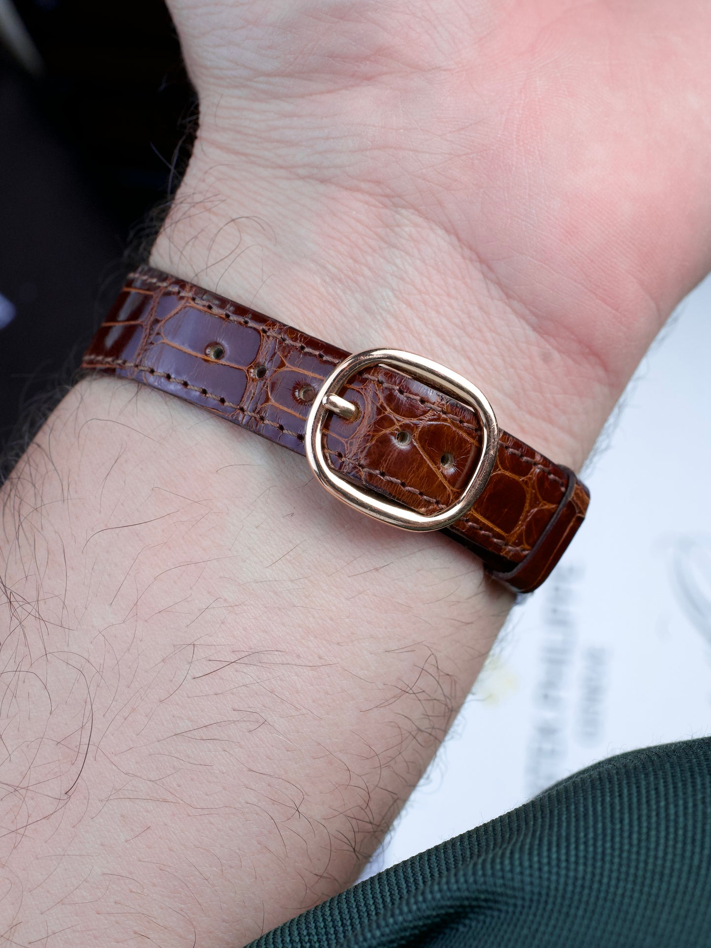 Patek Philippe Ellipse 3738R Grey Rose Gold automatic 2000s