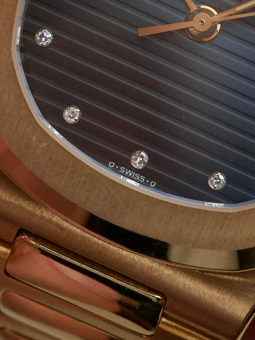 Patek Philippe Nautlius 3800J Diamond Blue Dial 1980s