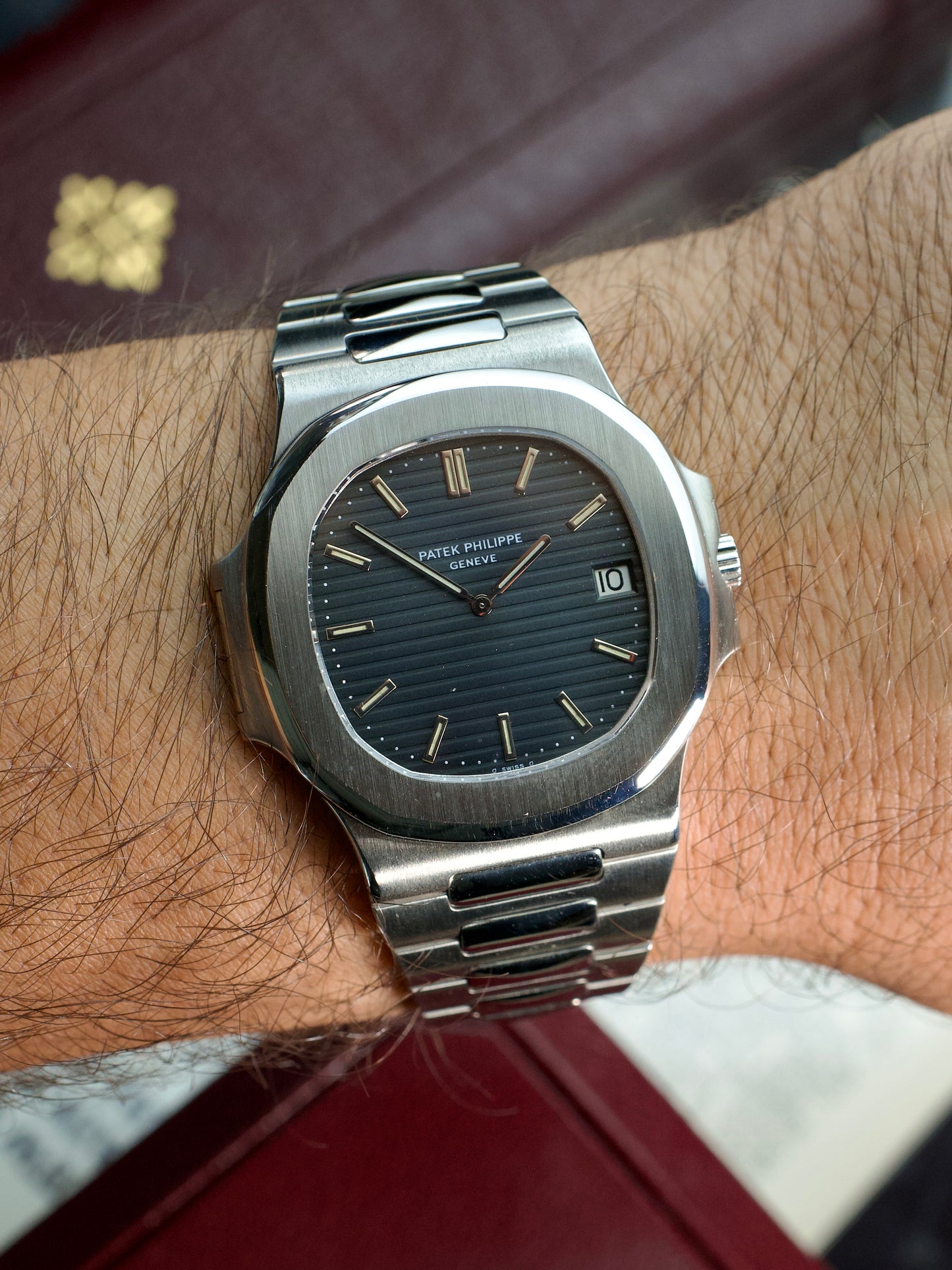 Patek Philippe Nautlius 3700 Jumbo Genta Sigma Black 1970s