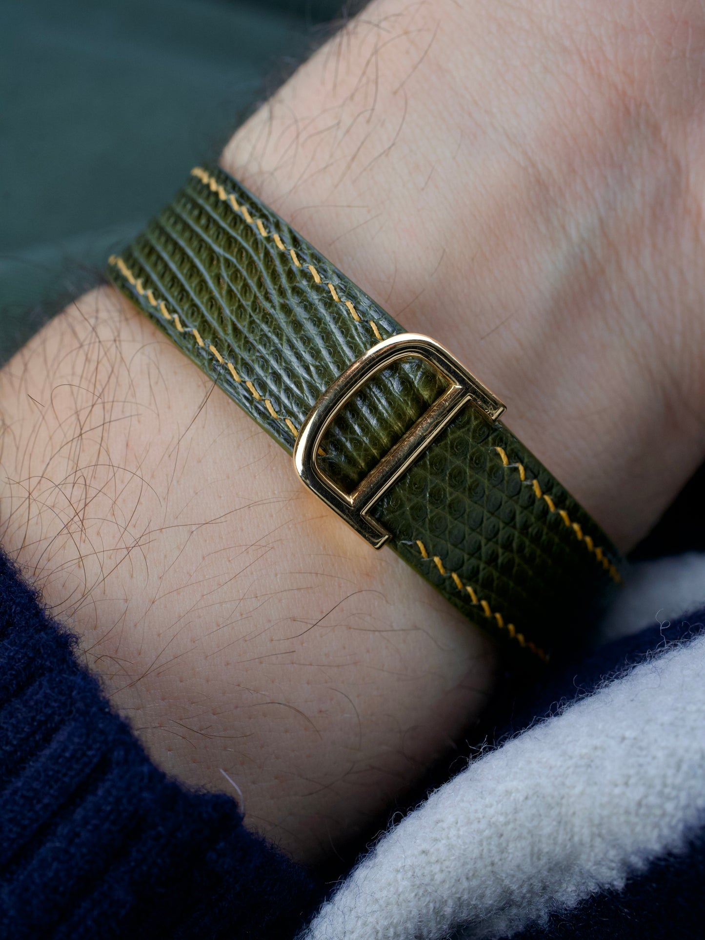 1990s Cartier Santos Dumont (Ref. 821054) pre CPCP Extra Plate 18K Yellow Gold