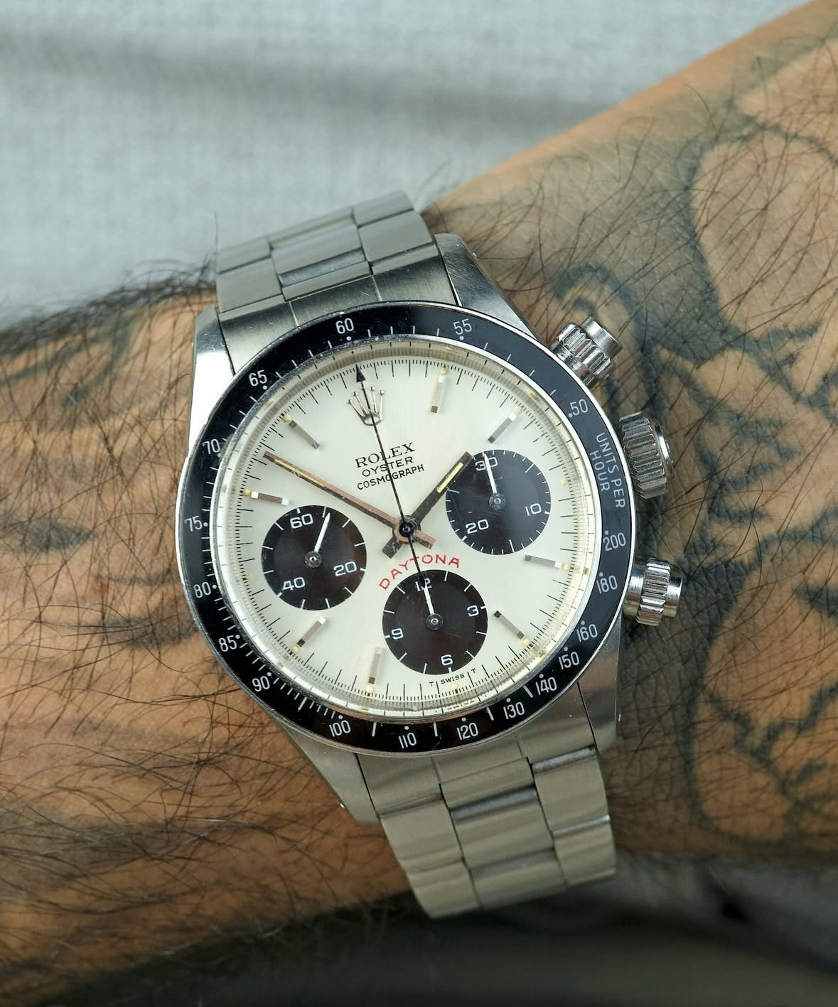 Rolex Daytona 6263 Big Red Floating Dial Panda Full Set 1980s