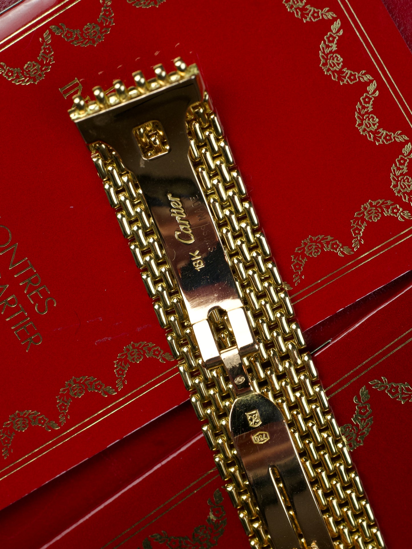 1990s Cartier Tank Louis 96065 Grain de Riz Extra Plate FULL SET Flinque’ pre CPCP 18K Yellow Gold
