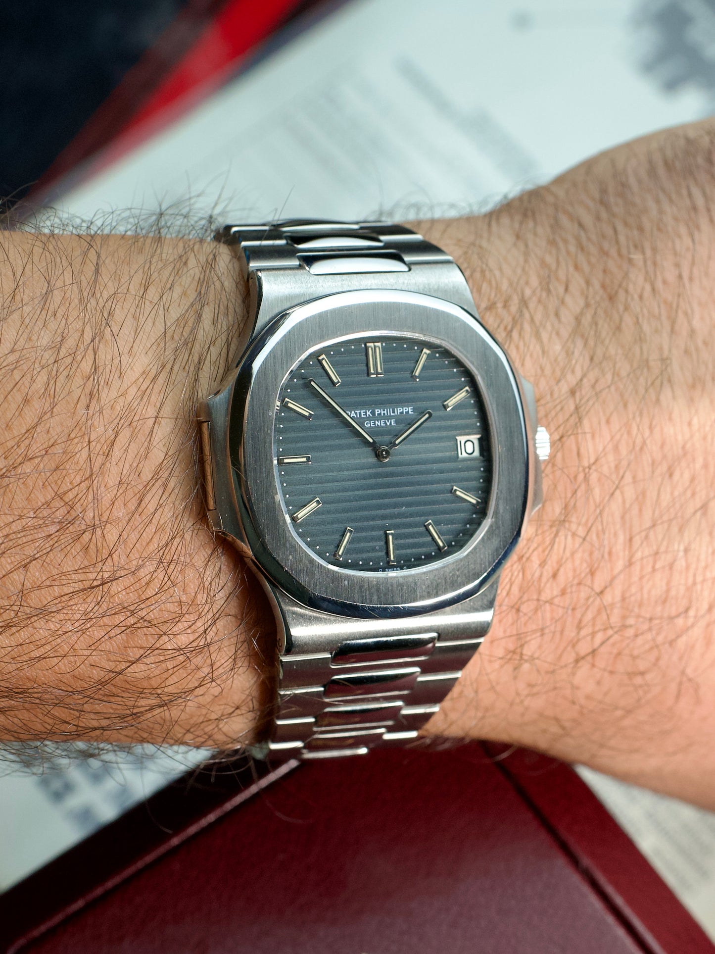 Patek Philippe Nautlius 3700 Jumbo Genta Sigma Black 1970s