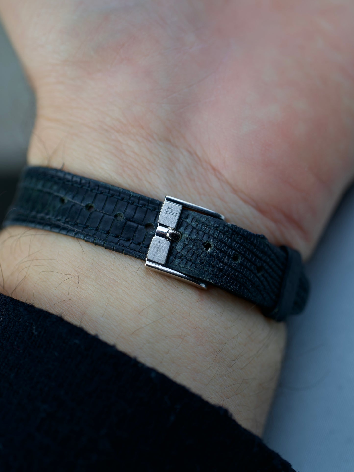 80s Piaget Polo 7273 Onyx 18 Carat White Gold