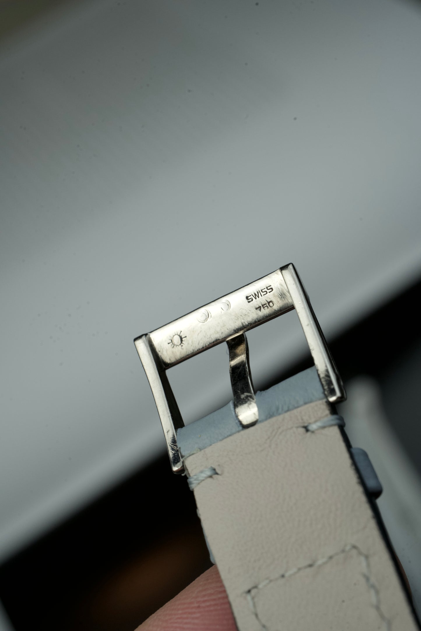 80s Piaget Tank Allongee 9228 18 Carat White Gold