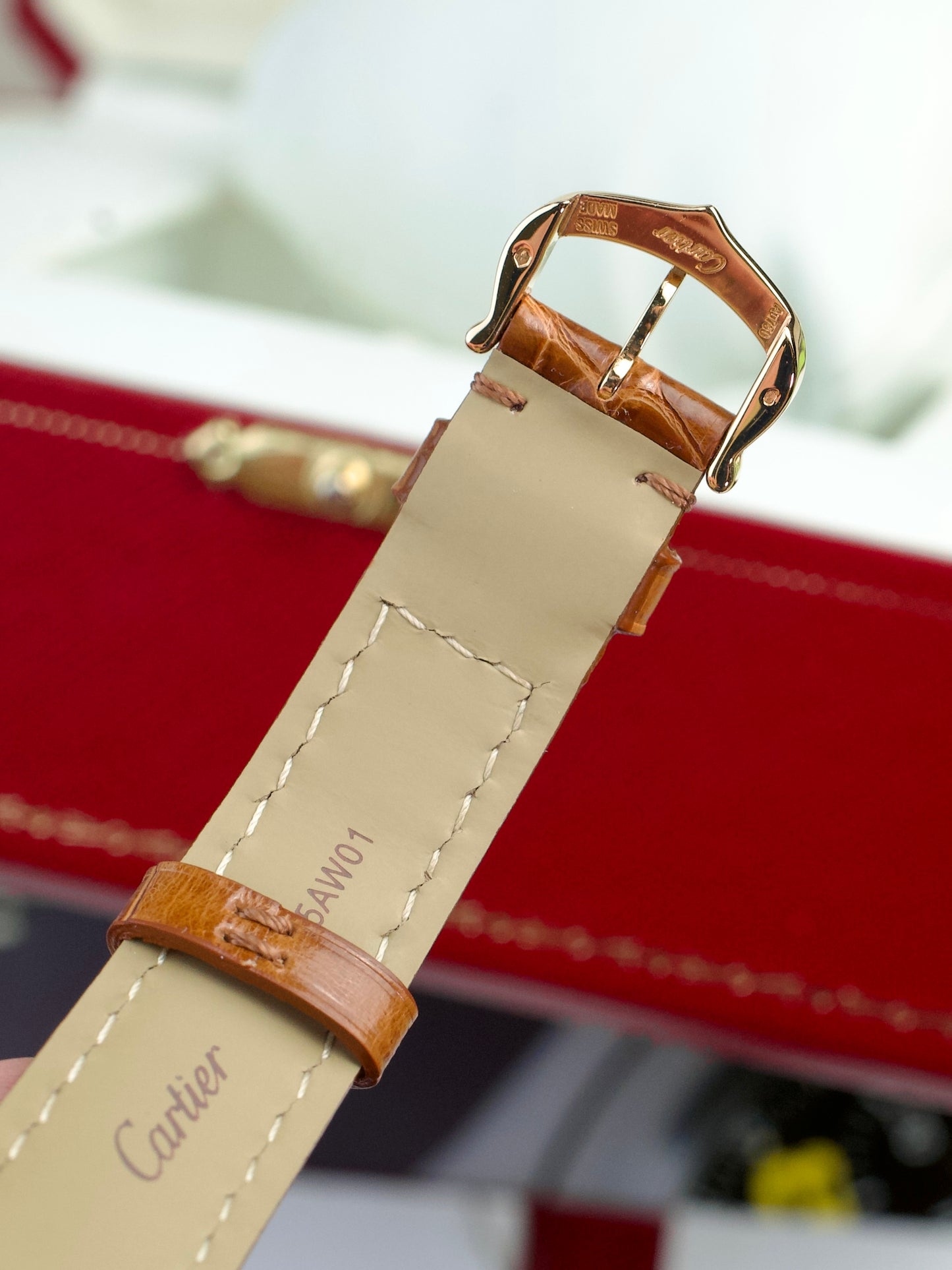 Cartier Tank Louis 2442 FULL SET 18K Yellow Gold 2010s
