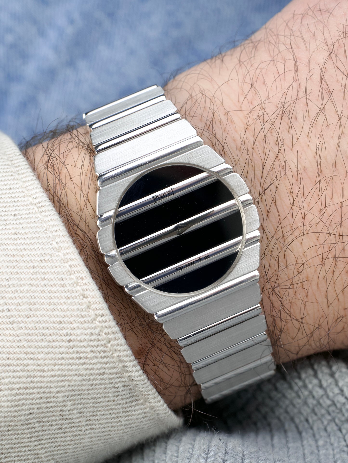 Piaget Polo 791 C701 Onyx 18 Carat White Gold