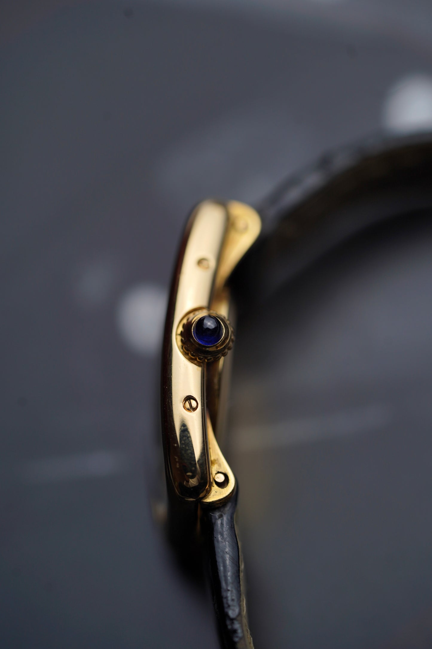 1960s Cartier Square Incurvee Paris Deployant Faberge S/M