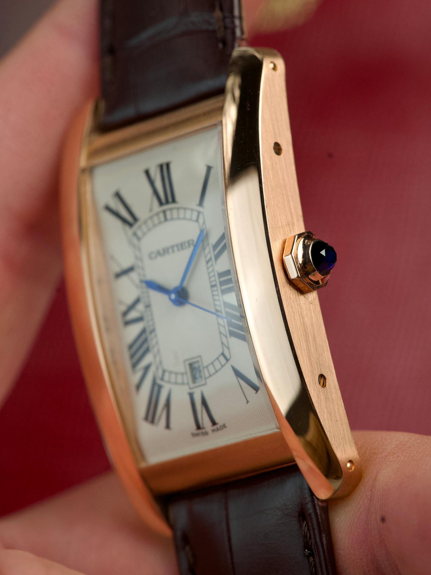 Cartier Tank Americaine 2505 18K Rose Gold FULL SET 2020s
