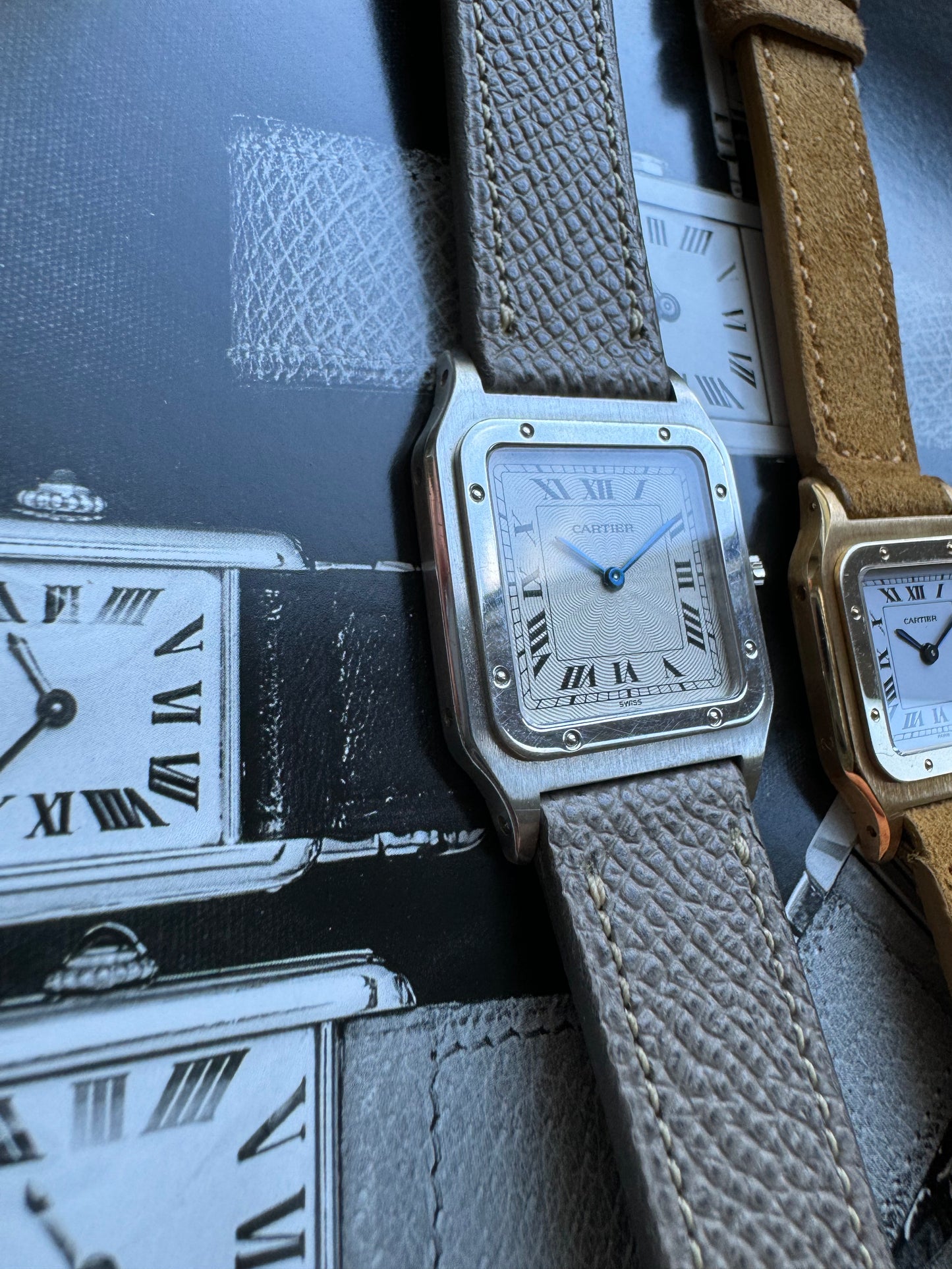 1990s Cartier Santos Dumont (Ref. 1575) Platinum