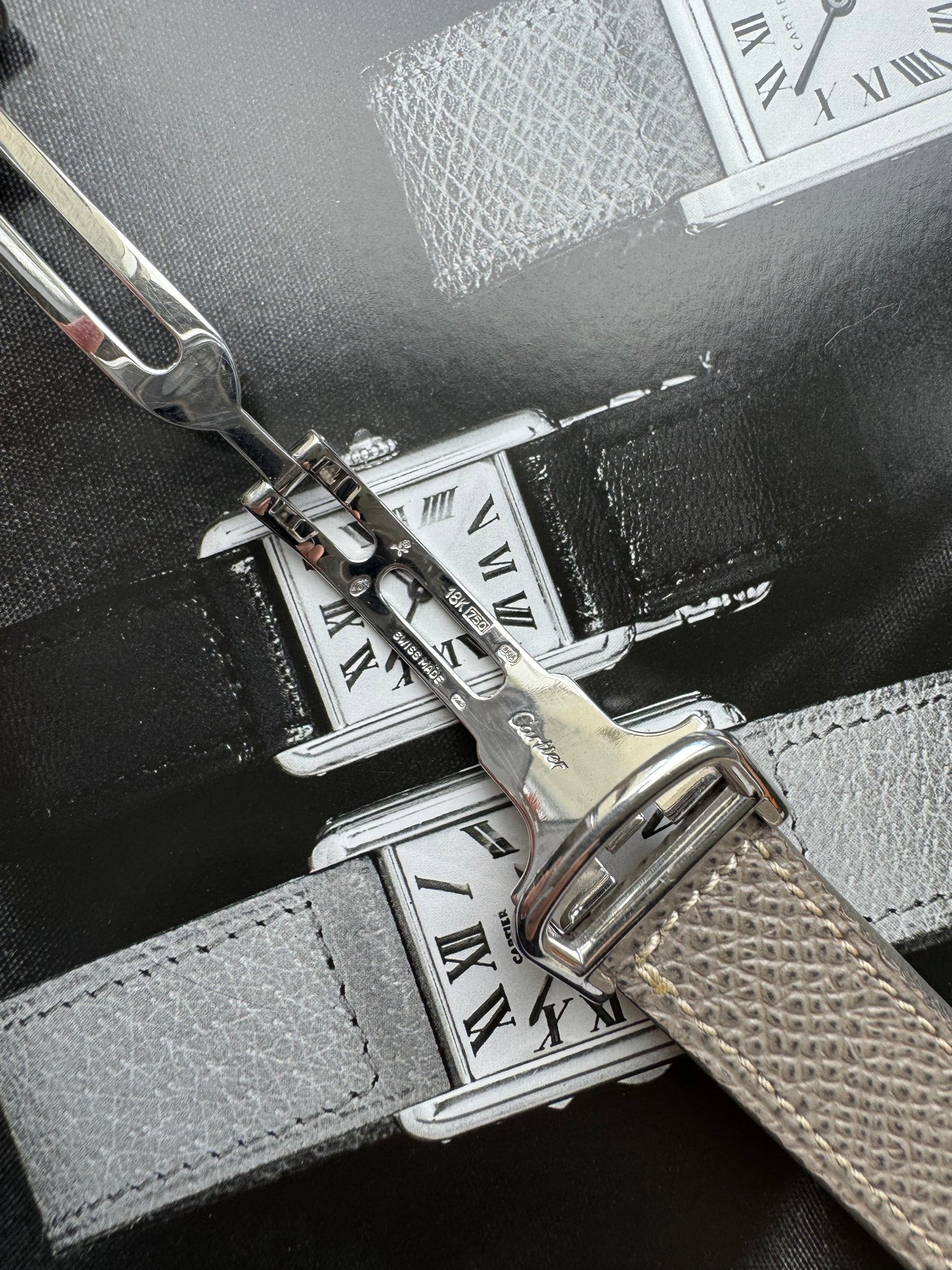 1990s Cartier Santos Dumont (Ref. 1575) Platinum
