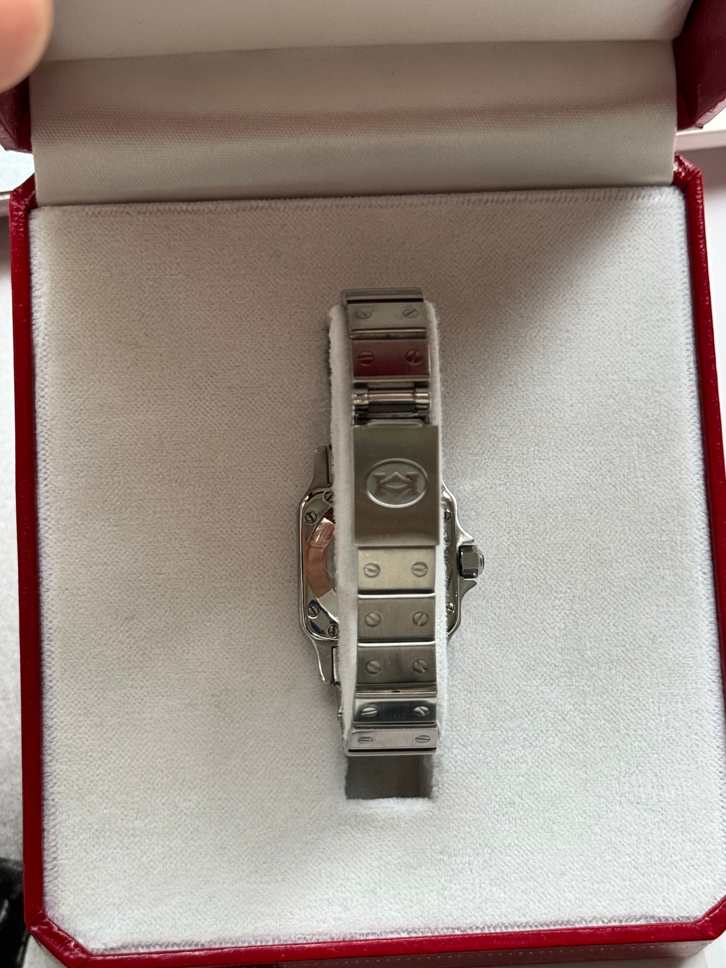 1990s Cartier Santos Carree (Ref. 0901) automatic movement
