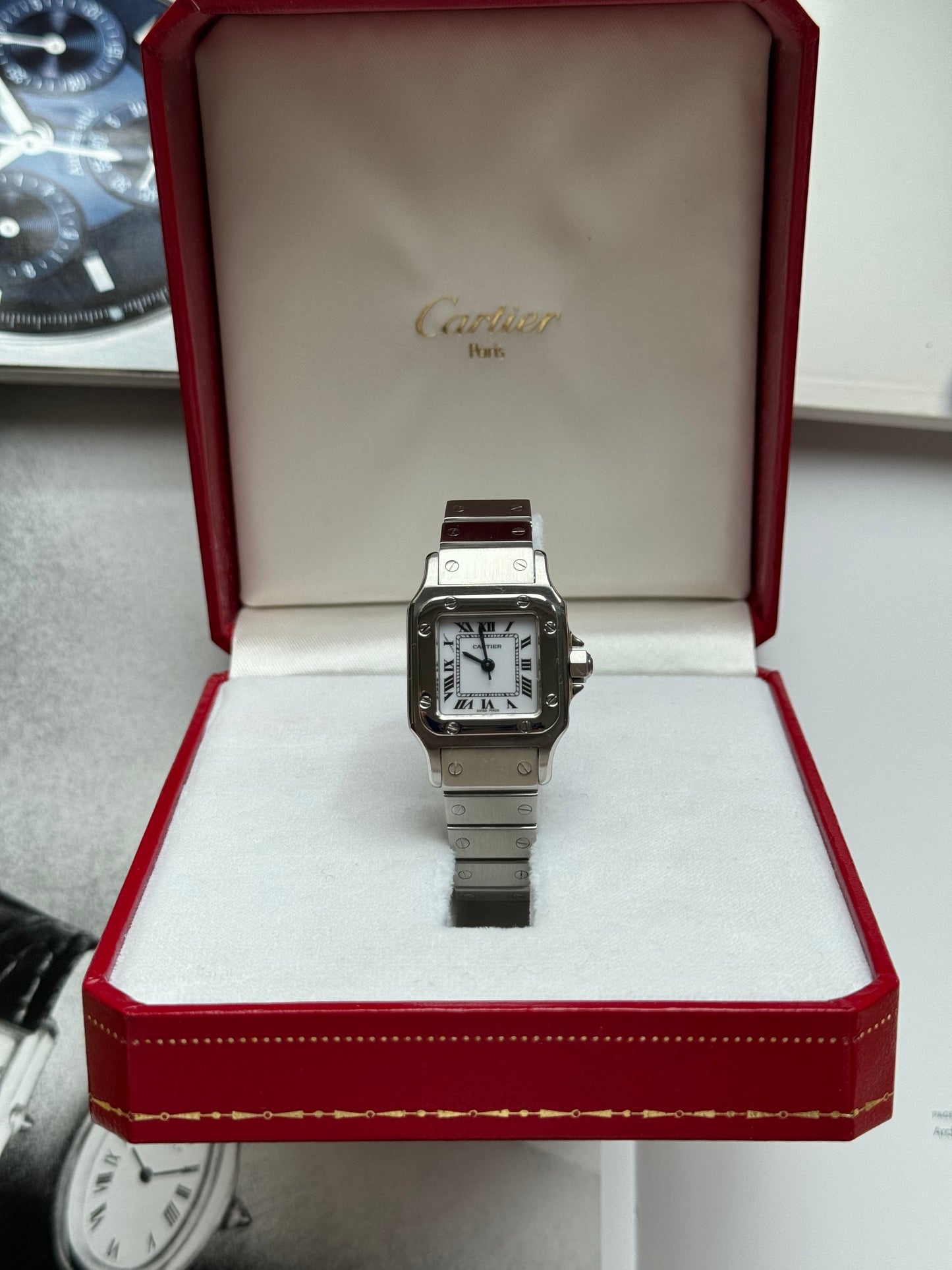 1990s Cartier Santos Carree (Ref. 0901) automatic movement
