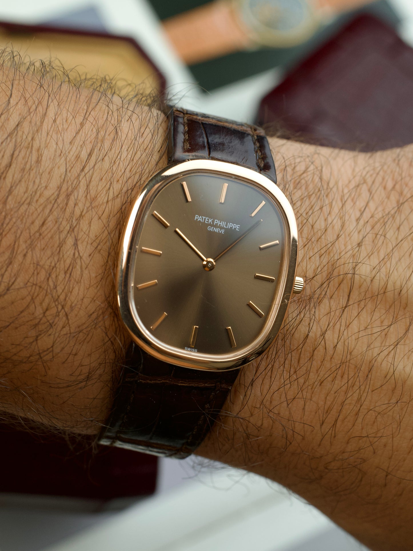 Patek Philippe Ellipse 3738r Neo vintage watch, wrist