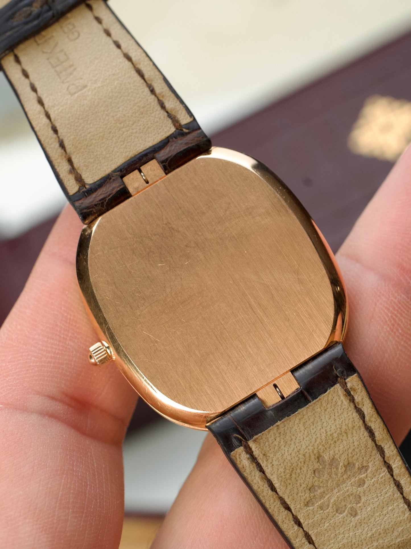 Patek Philippe Ellipse 3738r pre owned watch, back