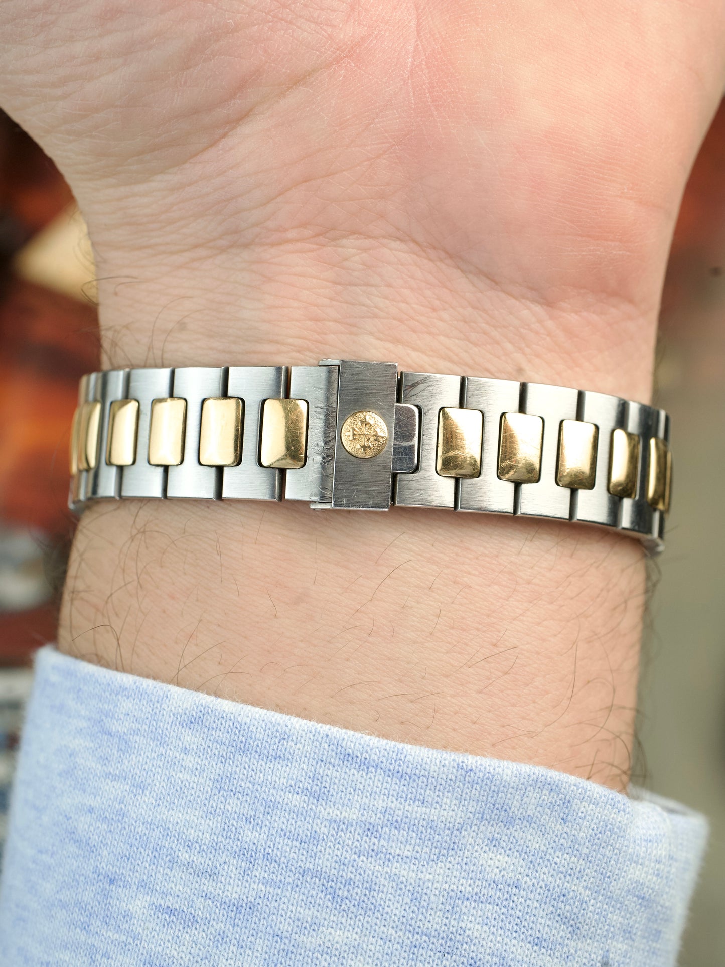 Patek Philippe Nautlius 3800 Blue Sigma Dial 1980s investment grade, back