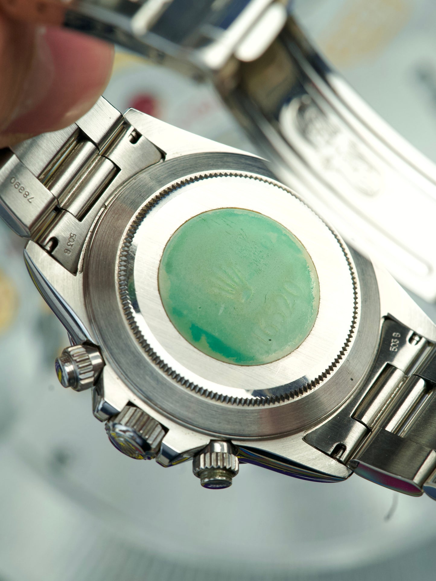 Rolex Daytona 16528 Zenith luxury, back