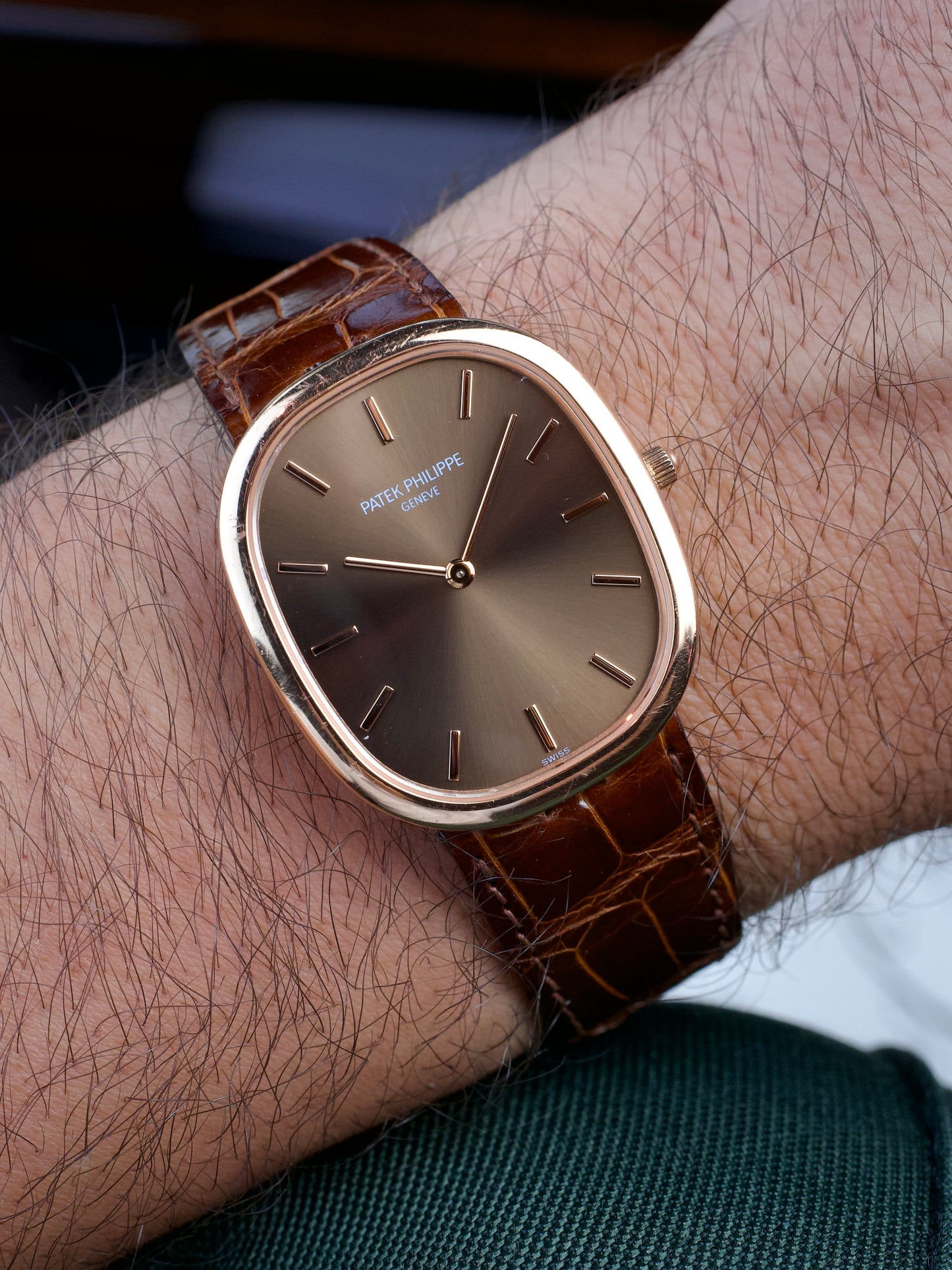Patek Philippe Ellipse 3738R Grey Rose Gold automatic 2000s
