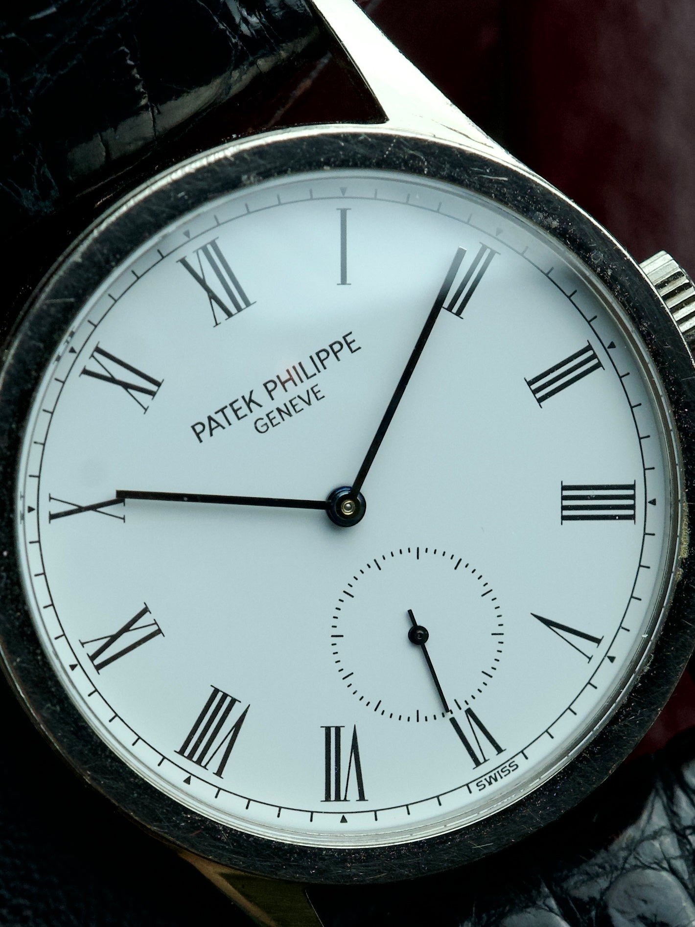 Patek Philippe Calatrava 3796g Panda White Gold 1990s