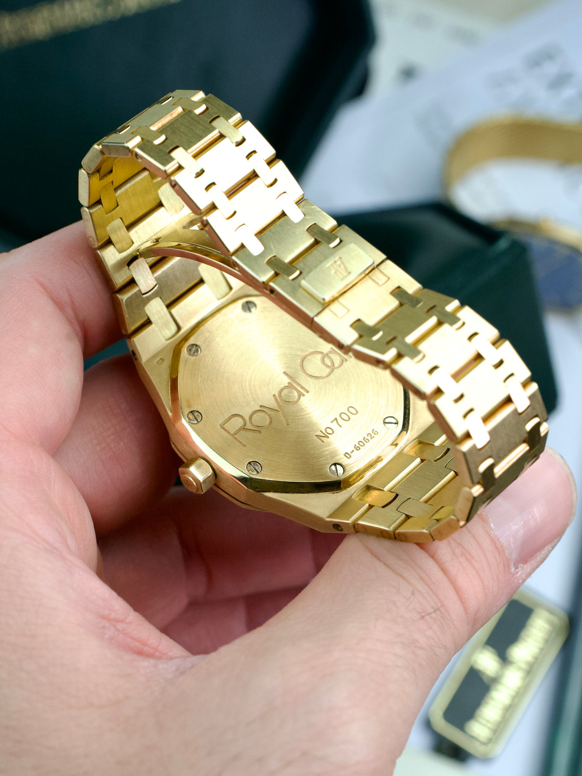 Audemars Piguet Royal Oak 14790BA MK2 FULL SET 18 carat gold 1990s