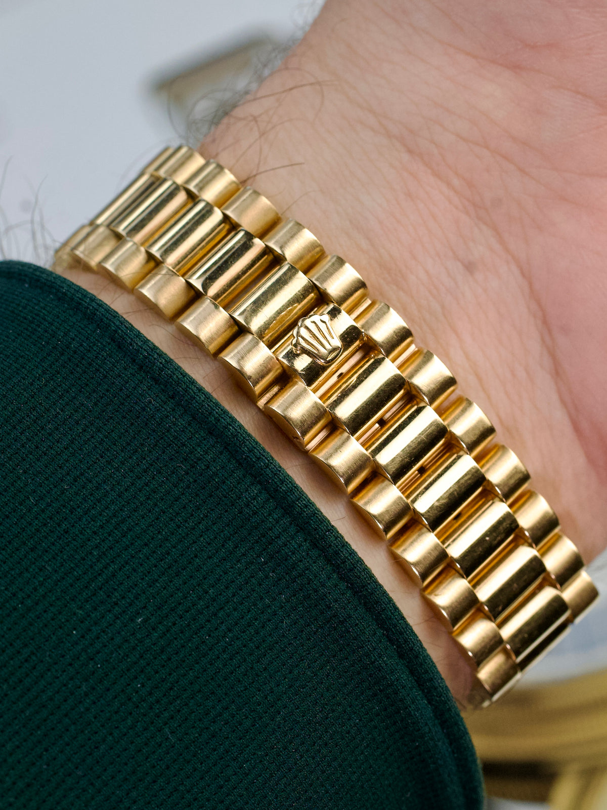 Rolex Day Date 1803 Oxblood Stella T swiss T Yellow Gold 1970s