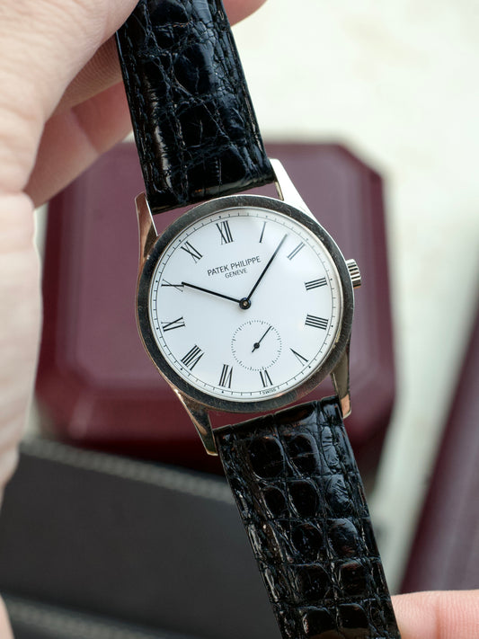 Patek Philippe Calatrava 3796g Panda White Gold 1990s