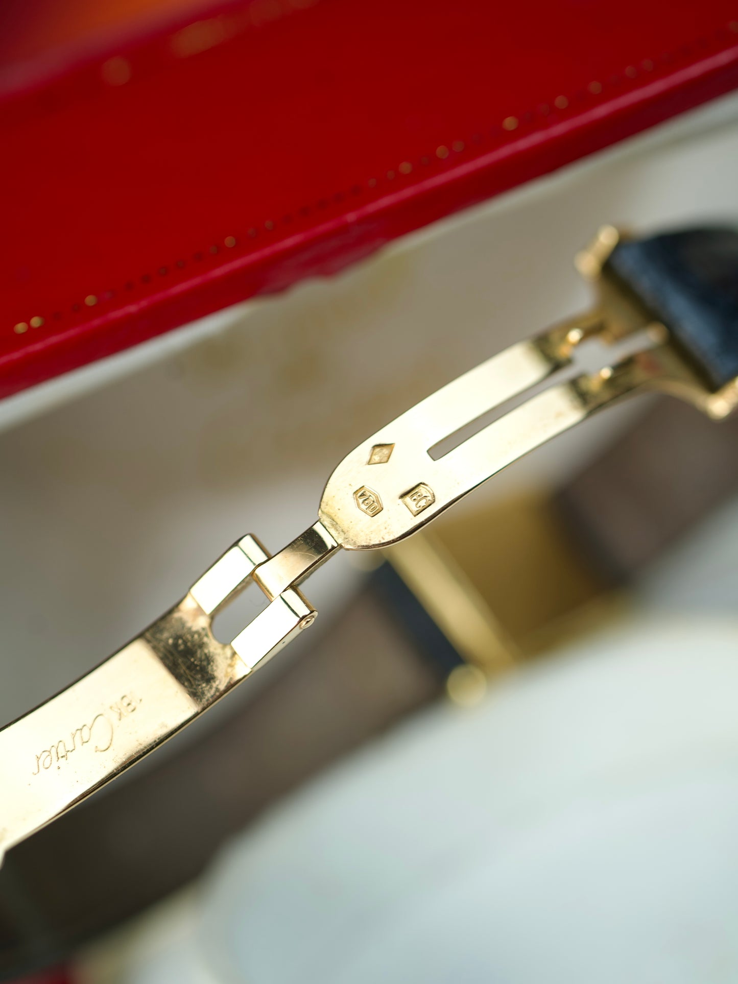 1970s Cartier Tank Louis 67117 Paris lady 18K Yellow Gold MK1