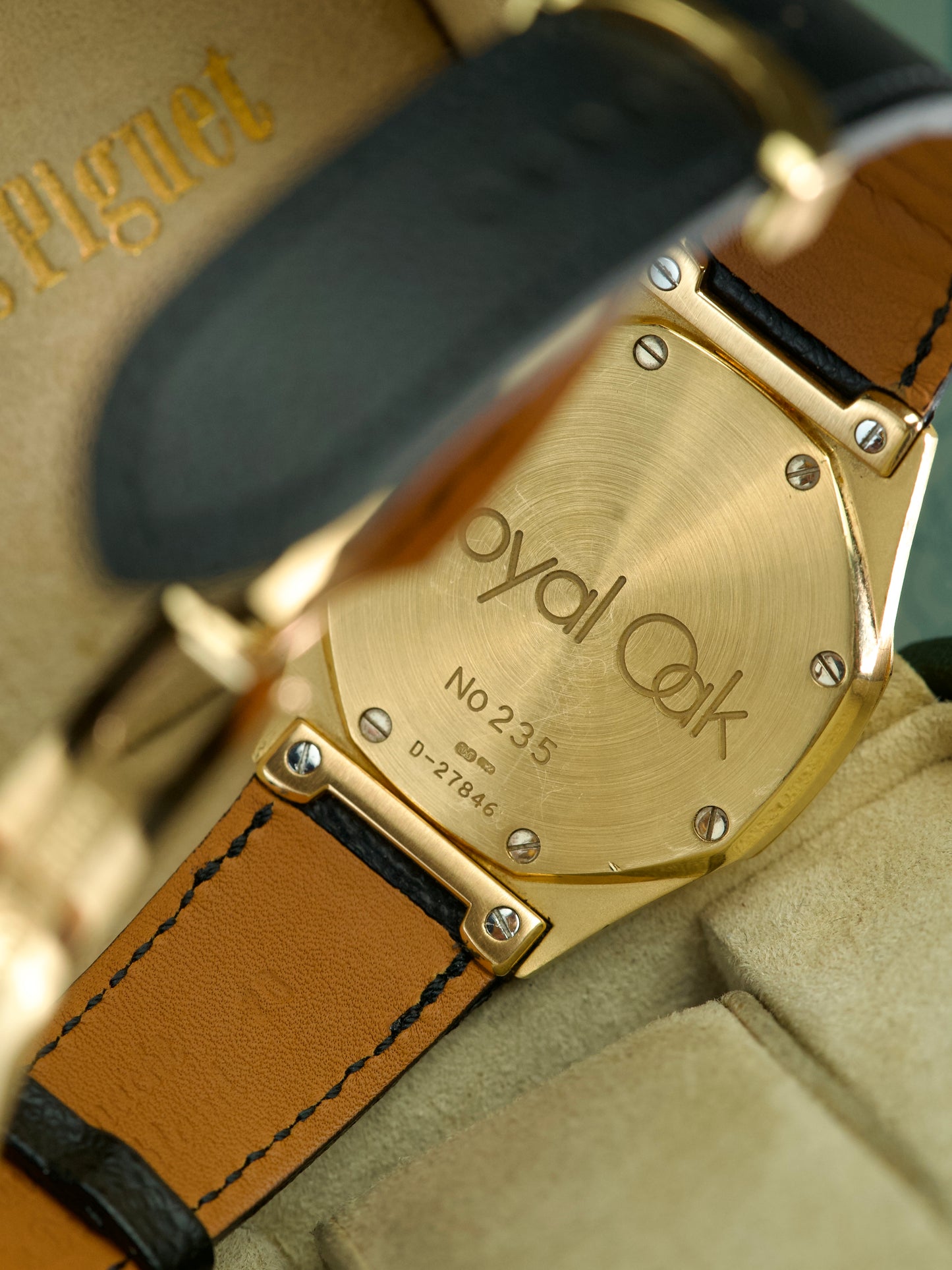Audemars Piguet Royal Oak 18 Carat Gold Rose Dial 14800BA 1990s