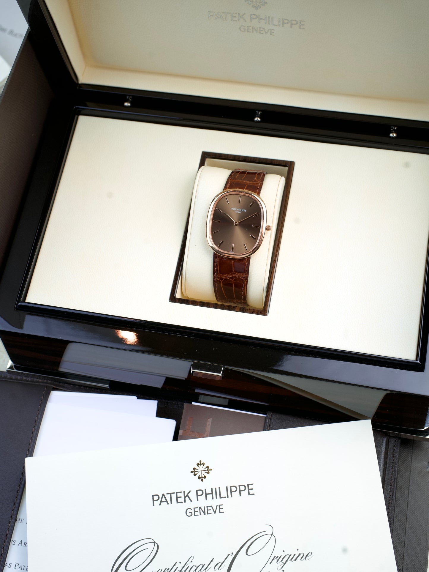Patek Philippe Ellipse 3738R Grey Rose Gold automatic 2000s