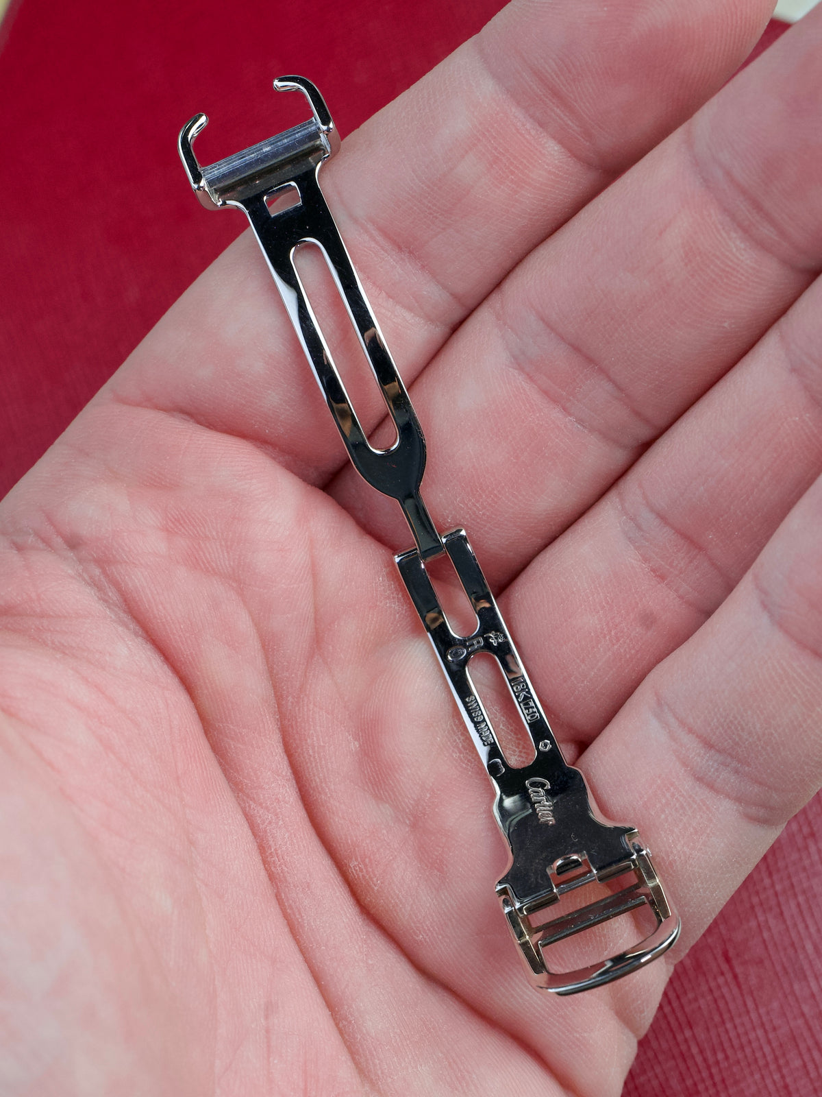 Cartier Baignoire Allongee 2514 FULL SET 18K white Gold 2000s