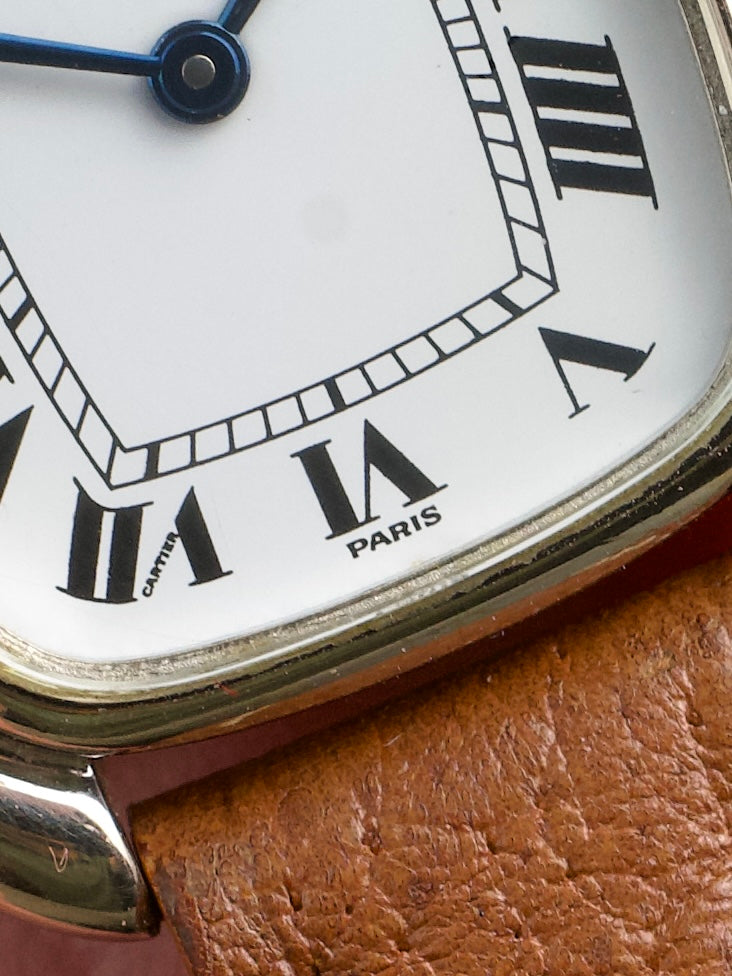 Cartier Tank Gondole 78079 18K White Gold 1980s