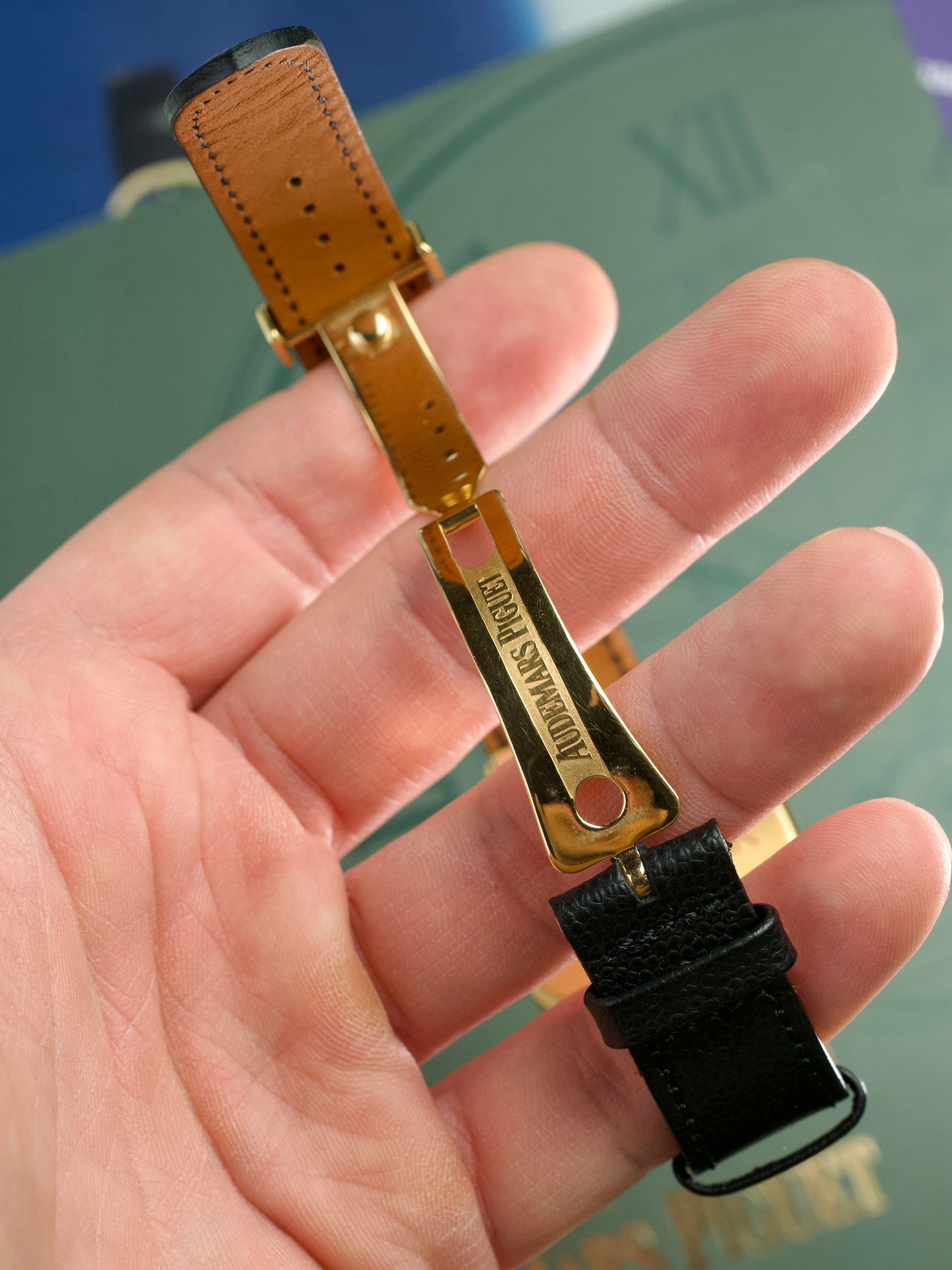 Audemars Piguet Royal Oak 18 Carat Gold Rose Dial 14800BA 1990s