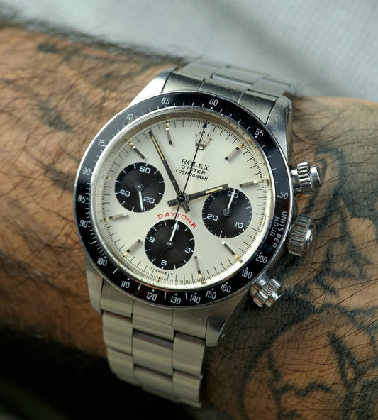 Rolex Daytona 6263 Big Red Floating Dial Panda Full Set 1980s