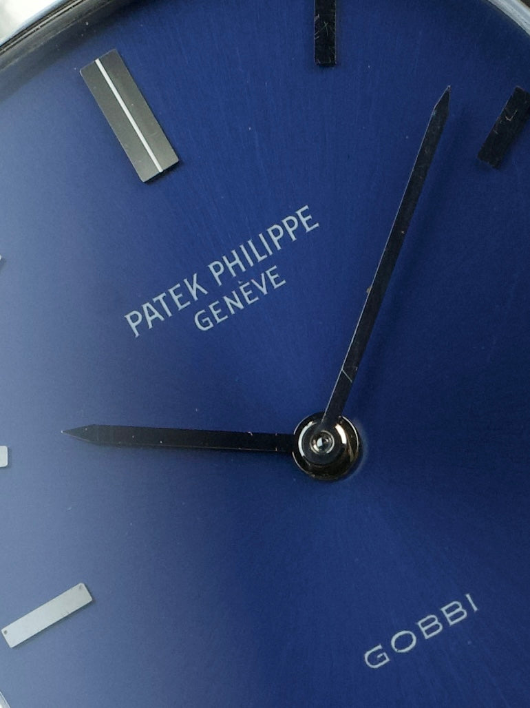 Patek Philippe Ellipse 3548G Gobbi 3848G 18 Carat White Gold 1970s
