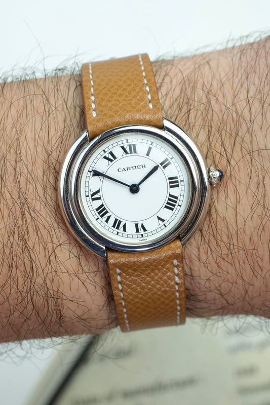 Cartier Tank Vendome 78090 18 carat White Gold 1970s