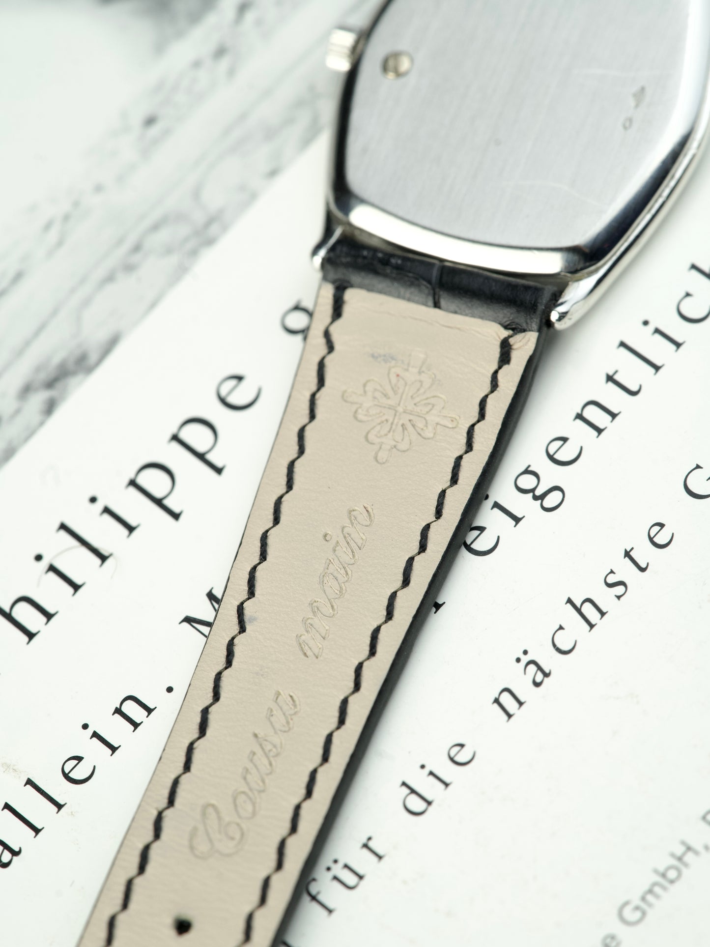 Patek Philippe Gondolo 3842p Sigma 950 Platinum 1980s