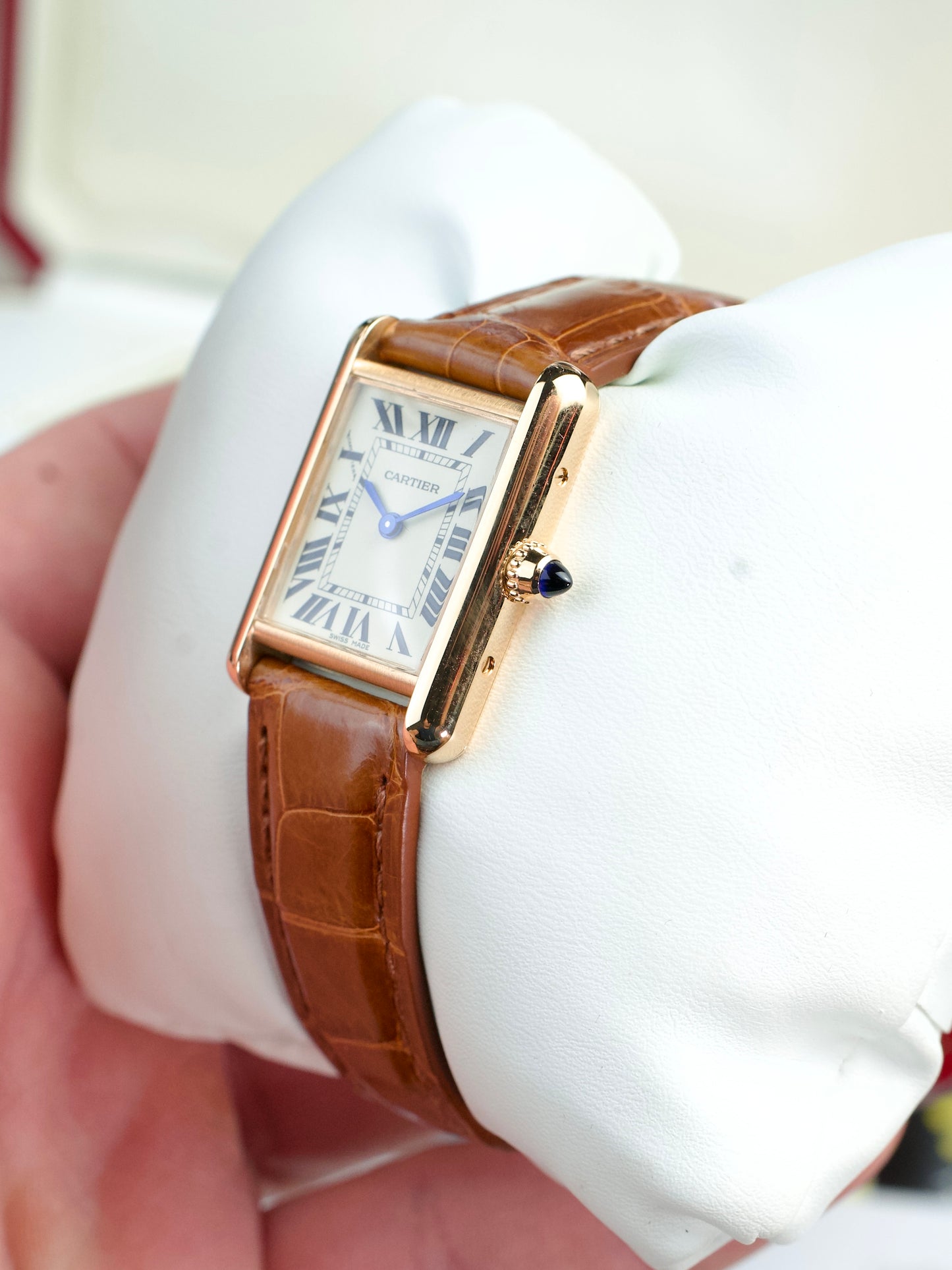Cartier Tank Louis 2442 FULL SET 18K Yellow Gold 2010s
