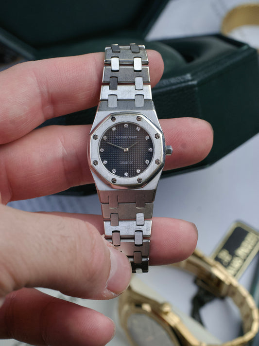 Audemars Piguet Royal Oak 6007BC Mini WHITE Gold Box 1980s