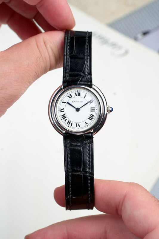 Cartier Tank Vendome 78090 18K White Gold 1970s