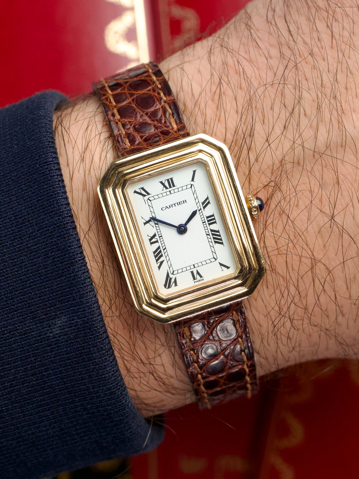 Cartier Cristallor 78095 Full Set vintage, wrist shot