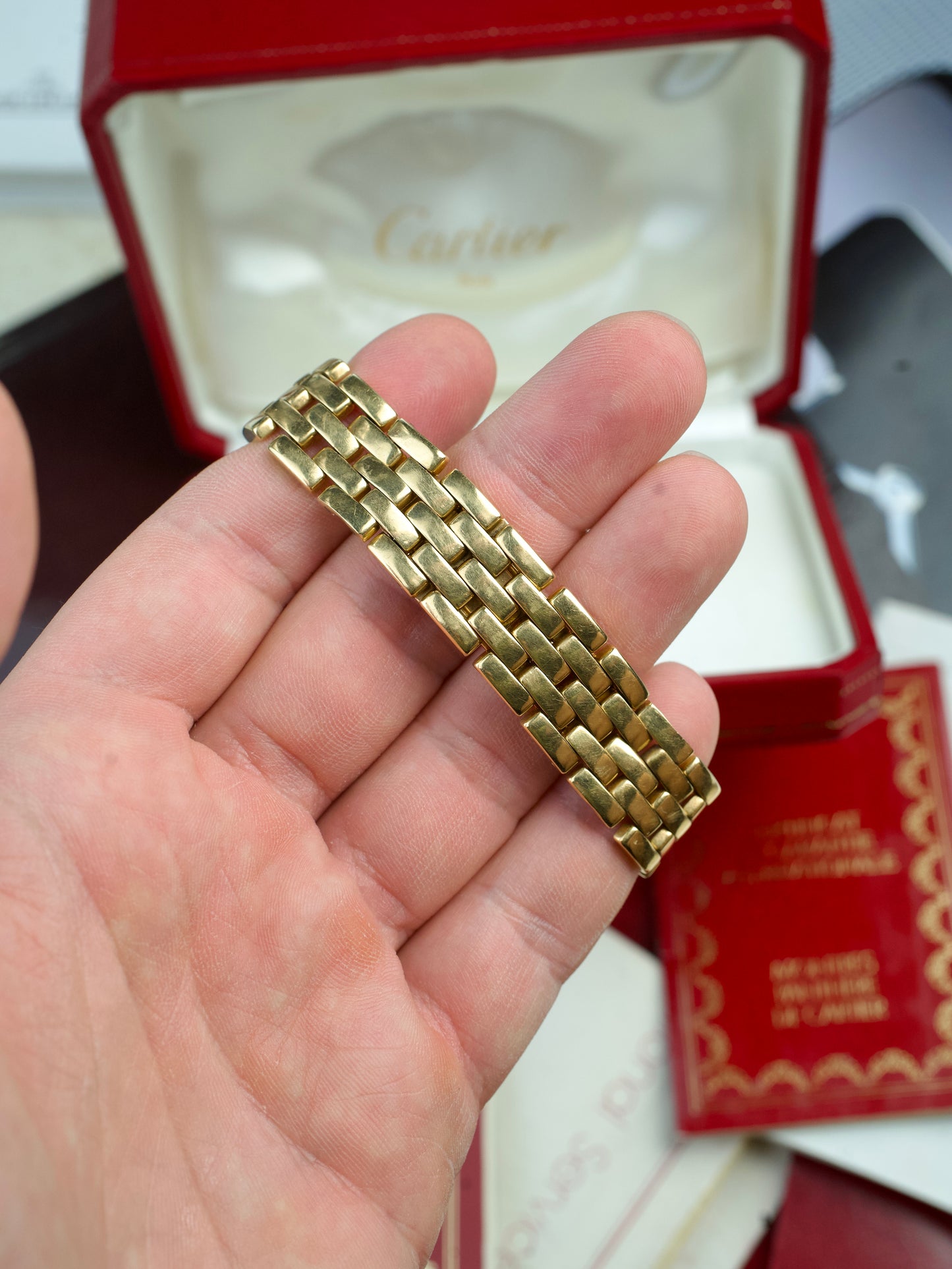 Cartier Panthere 10600 M FULL SET 18 carat Gold investment grade, back