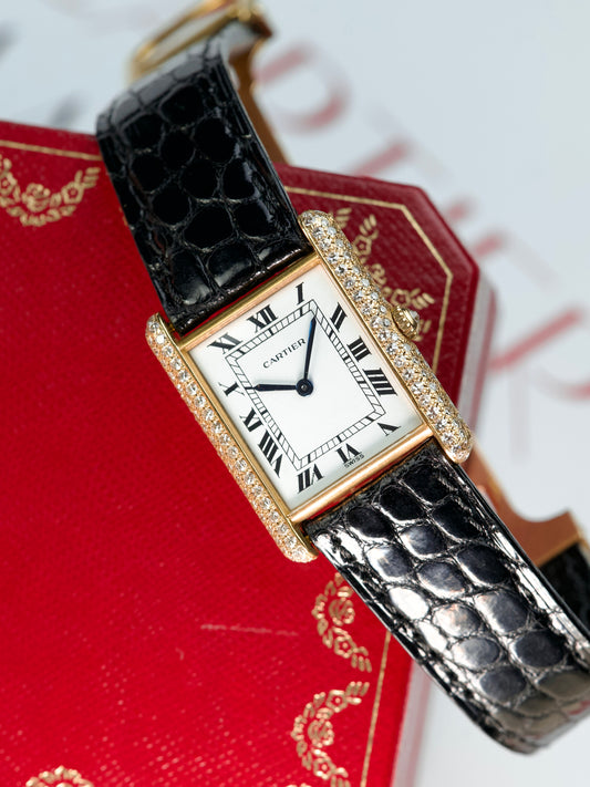 Cartier Tank Louis 81068 vintage, front