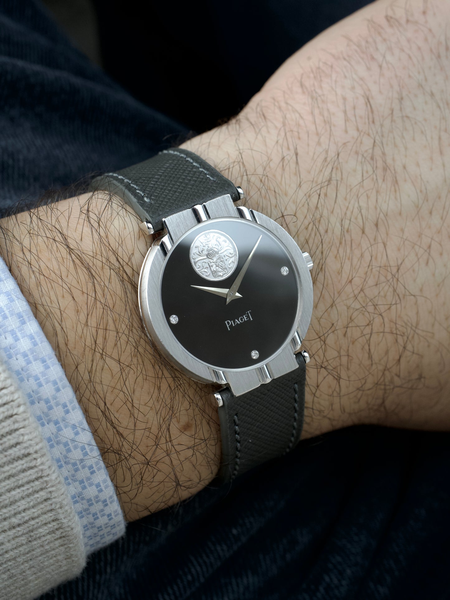 Piaget Polo 9993 18 Carat White Gold Onyx Manual