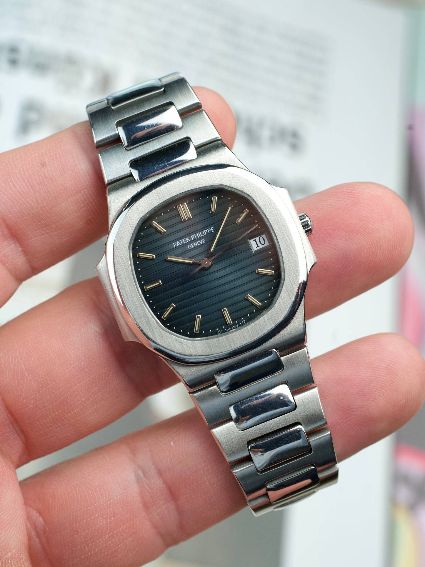 Patek Philippe Nautlius 3900 Sigma Black Blue 1980s
