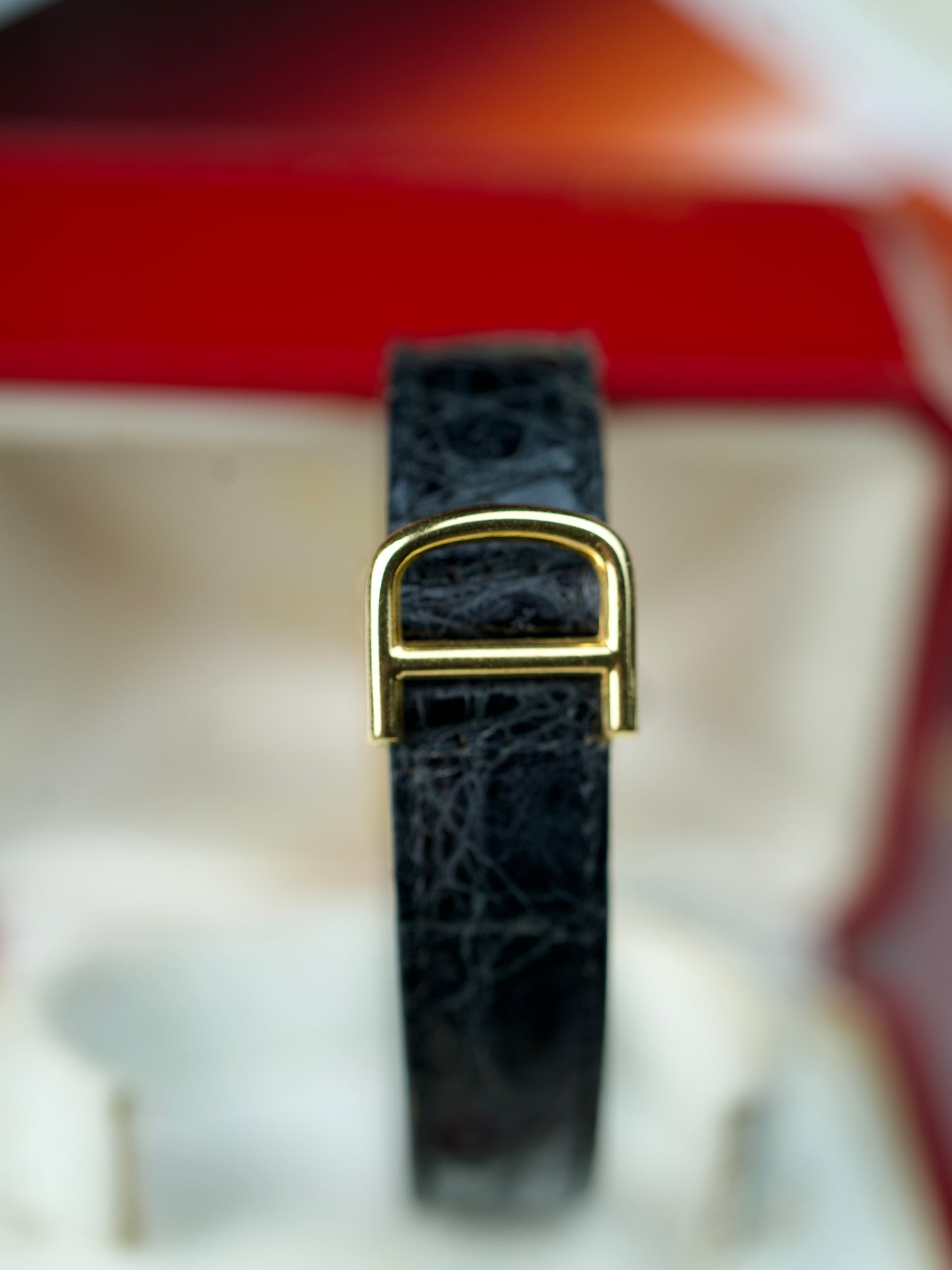 1970s Cartier Tank Louis 67117 Paris lady 18K Yellow Gold MK1