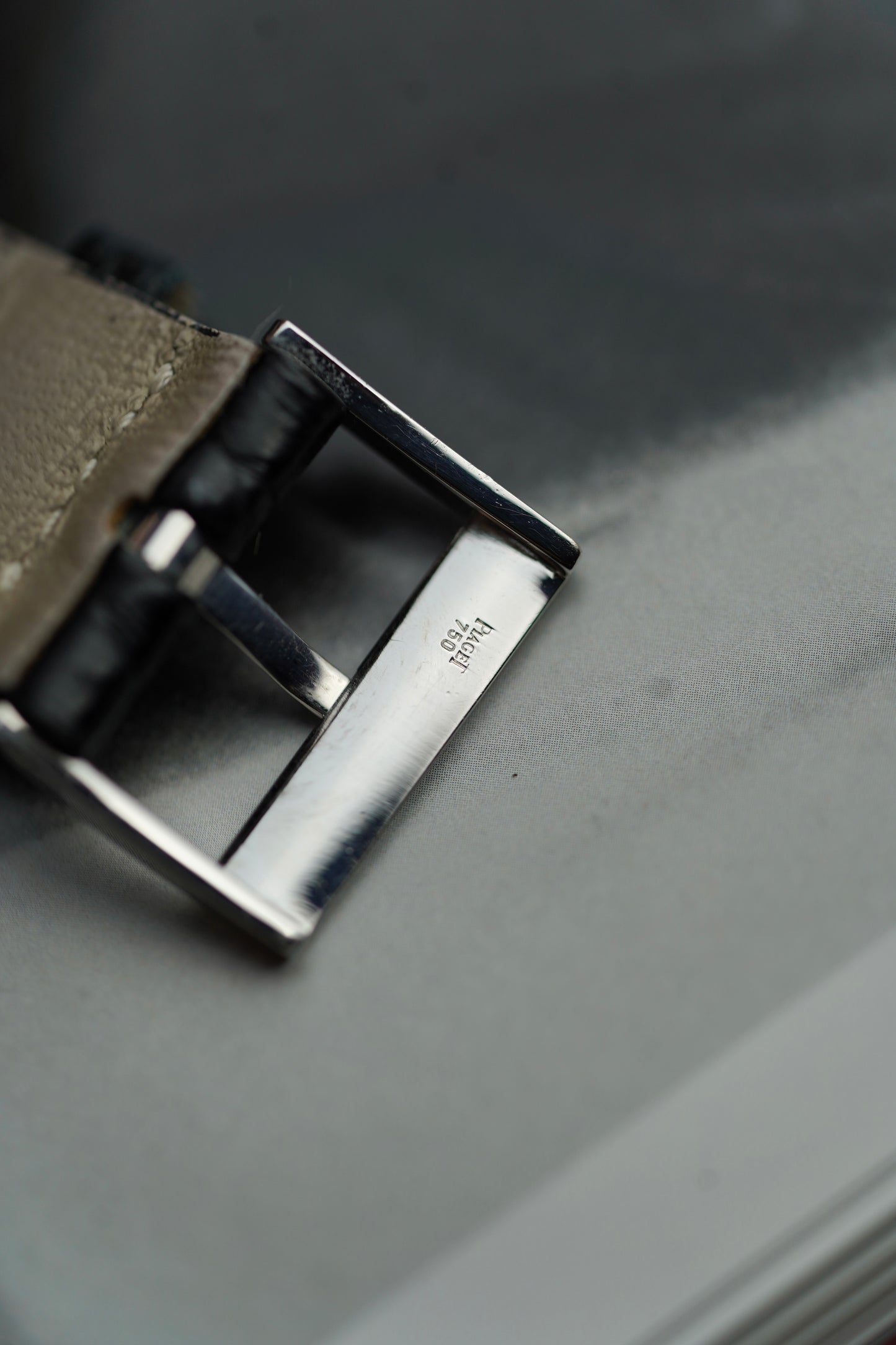 1990s Piaget Protocole Jumbo 90154 18 Carat White Gold