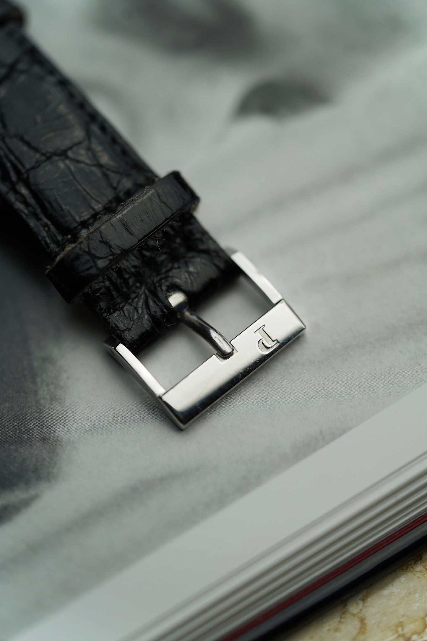 1990s Piaget Protocole Jumbo 90154 18 Carat White Gold